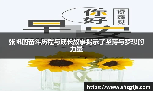 张帆的奋斗历程与成长故事揭示了坚持与梦想的力量